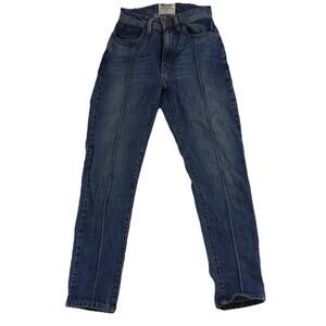 Revice Jeans Size 25 American Made Denim Women High Rise Patchwork Star And Flag